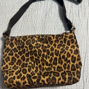 Leopard Print Shoulder Bag